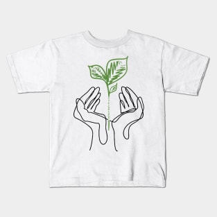 'The Best Time To Plant A Tree Is Now' Environment Shirt Kids T-Shirt